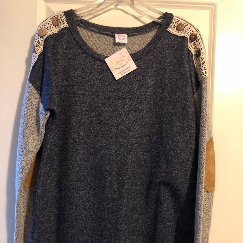 Wanna B Long Sleeve French Terry Top